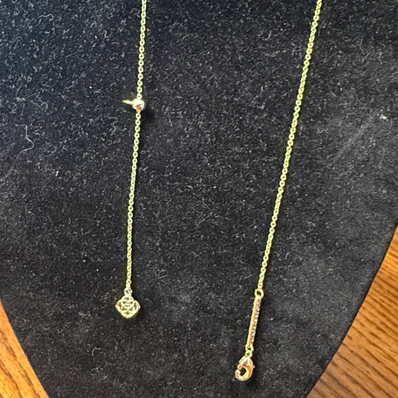 Kendra Scott Gold and Pink Heart Necklace - Picture 5 of 5